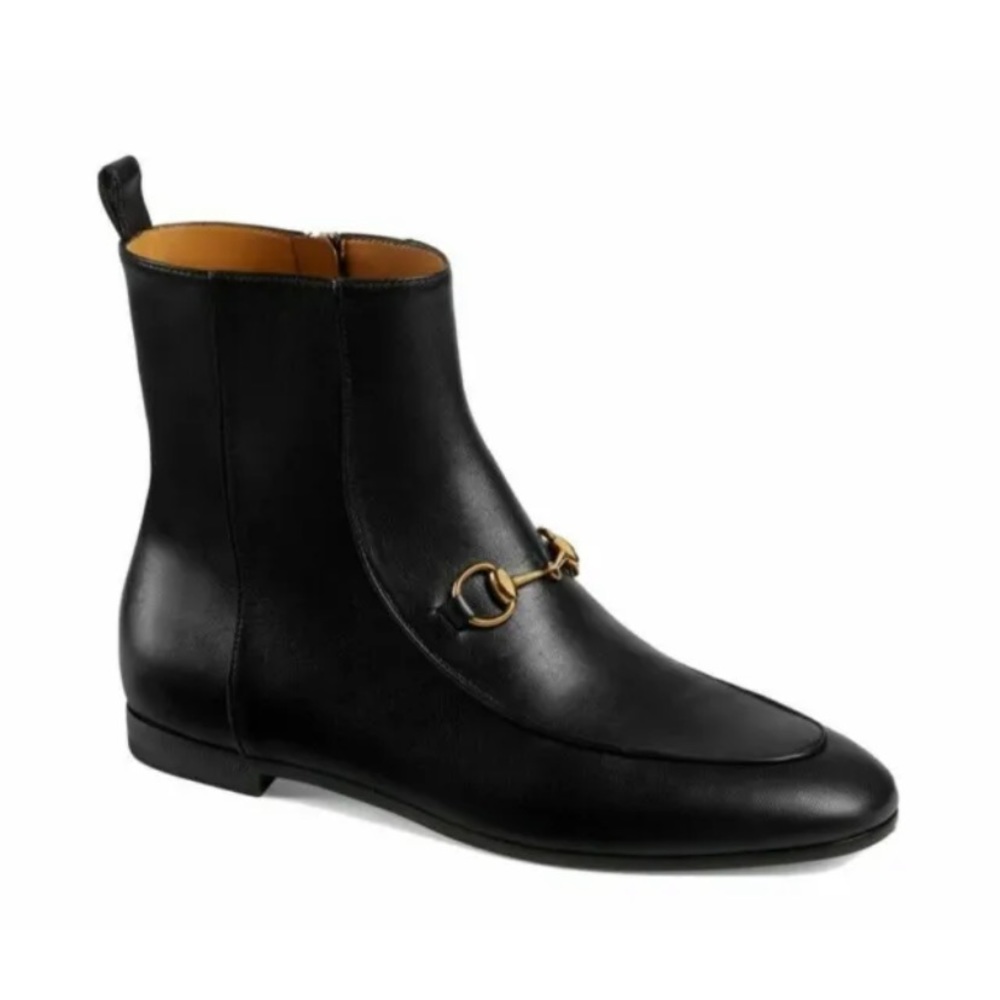 Gucci Jordaan Horsebit Boots